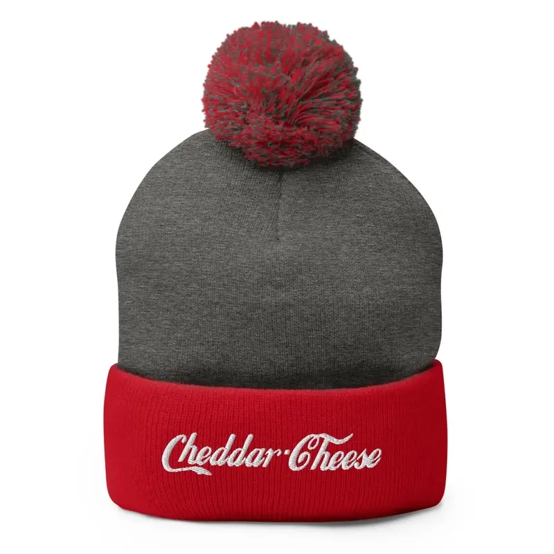 Cheddar Cheese Pom Winter Hat